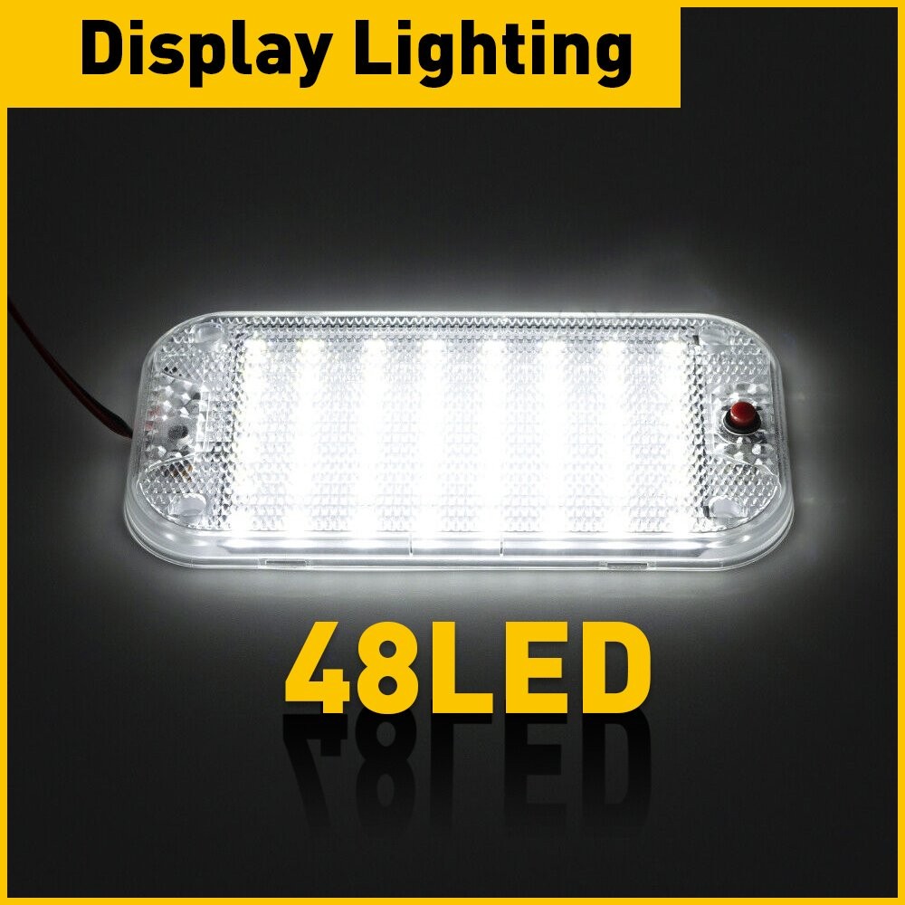 2 Pack 12V Led RV Ceiling Dome RV Light Interior Lighting for Trailer Camper USA