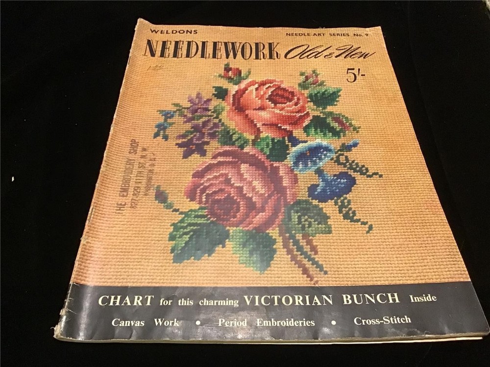 Weldon's Needlework Old & New Needle Art Series No 9 Craft Pattern Book