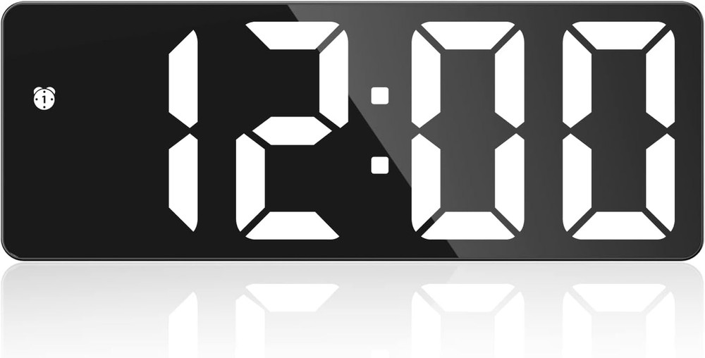 Digital Alarm Clock, Upgraded Small Digital Clock, Digital Clock Large Display,