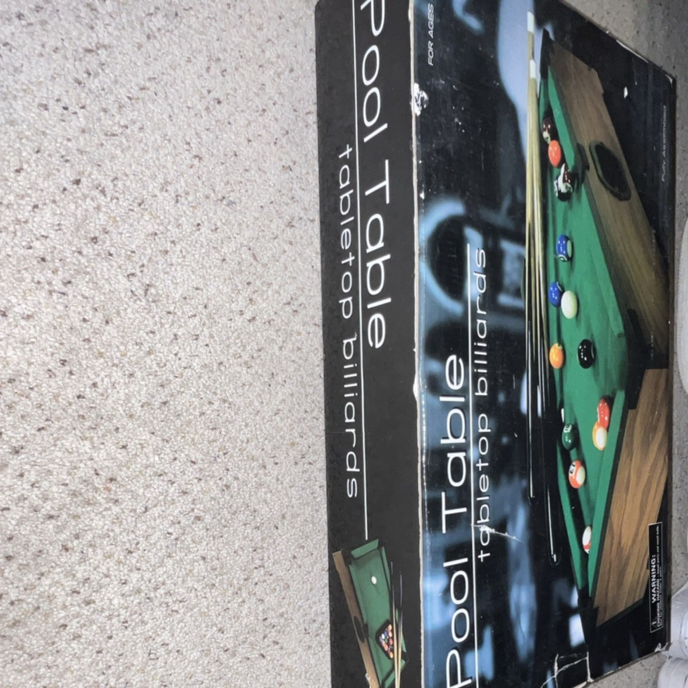 Westminster Pool Table Tabletop Billiards Model MSI 1000 Tabletop Game