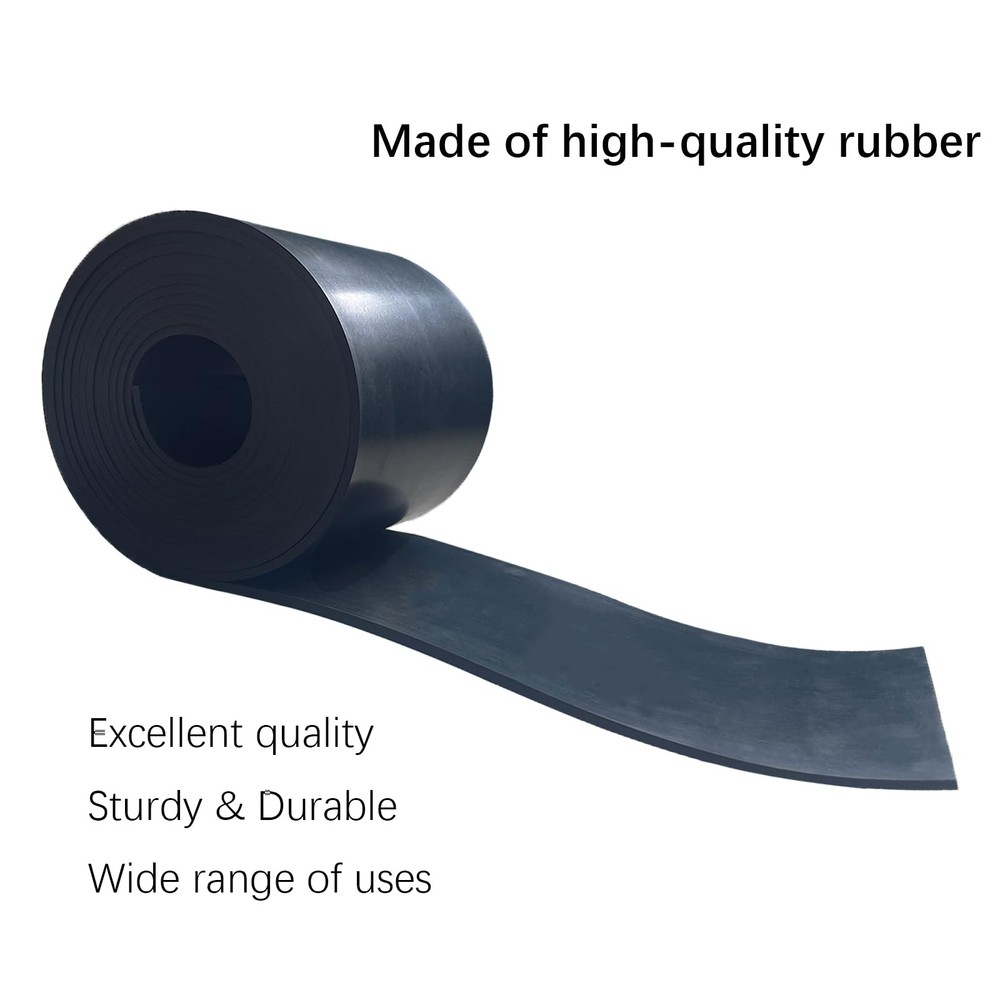 Solid Rubber Strips 1/8 (.125)" Thick X 4" Wide X 10'Long, Solid Rubber Sheet...