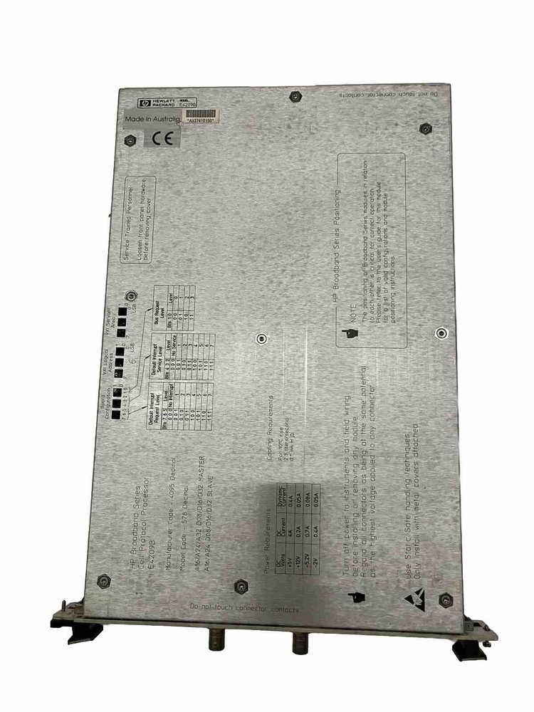 HP 75000 Series C E1485C Signal Processor