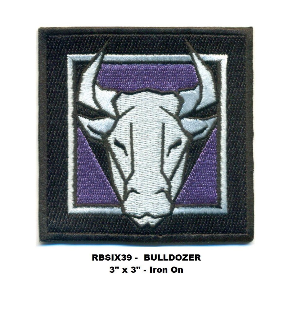 RAINBOW SIX BULLDOZER PATCH - RBSIX39