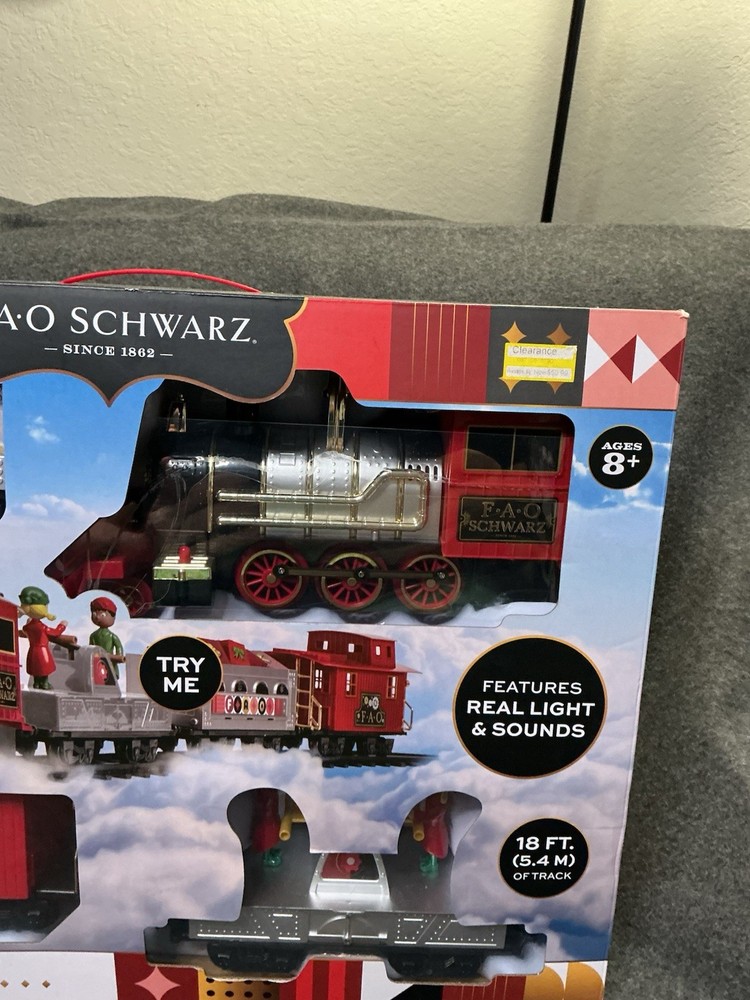 FAO Schwarz Classic Motorized Holiday Train Set