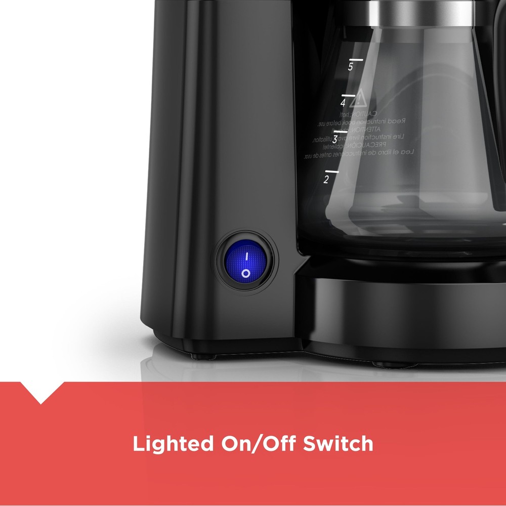 BLACK+DECKER 5-Cup Switch Coffee Maker