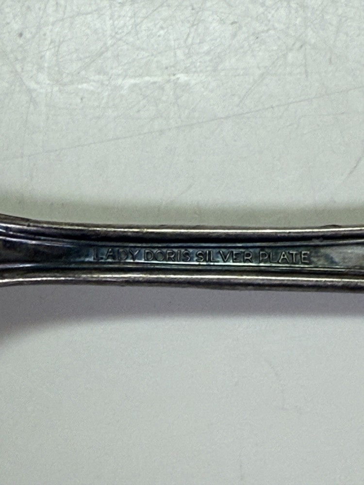 International Silver Princess-Lady Doris Medium Cold Meat Serving Fork