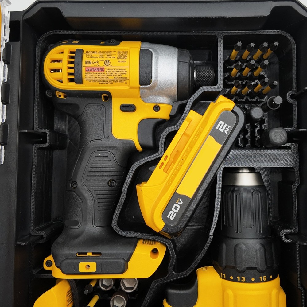 DeWalt 20V MAX Drill & Impact Organizer Insert DCD771 DCF885 Deep DWST08020