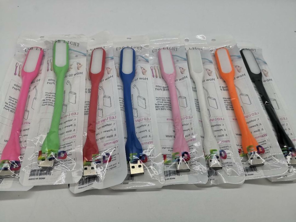 1 Portable Bendable USB LED Light Mini Lamp PC Computer Laptop Reading Night US