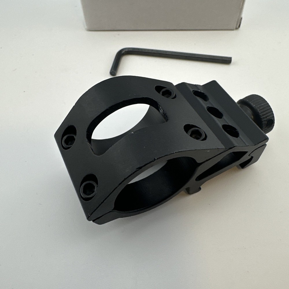 1" Offset Scope Ring 45 Degree with 20mm Rail Mount for Scopes Laser Flashlight