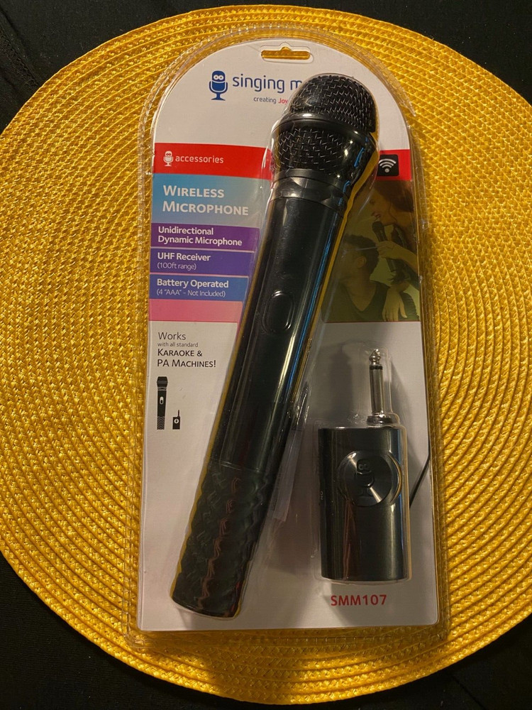 Singing Machine Wireless Microphone Battery Operated