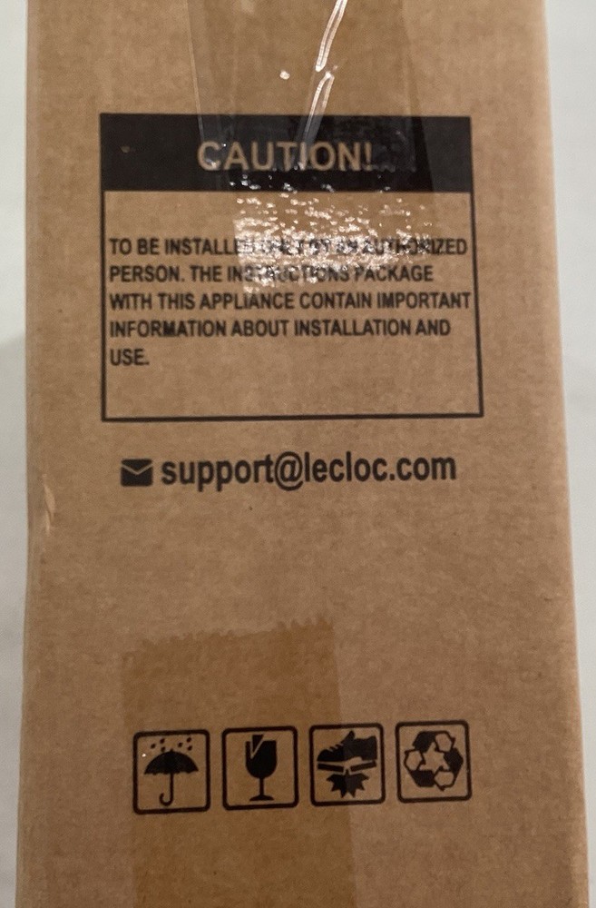 LECLOC Under Sink Tankless Water Heater Electric 3.5kW 120V, Enlarged LED Digita