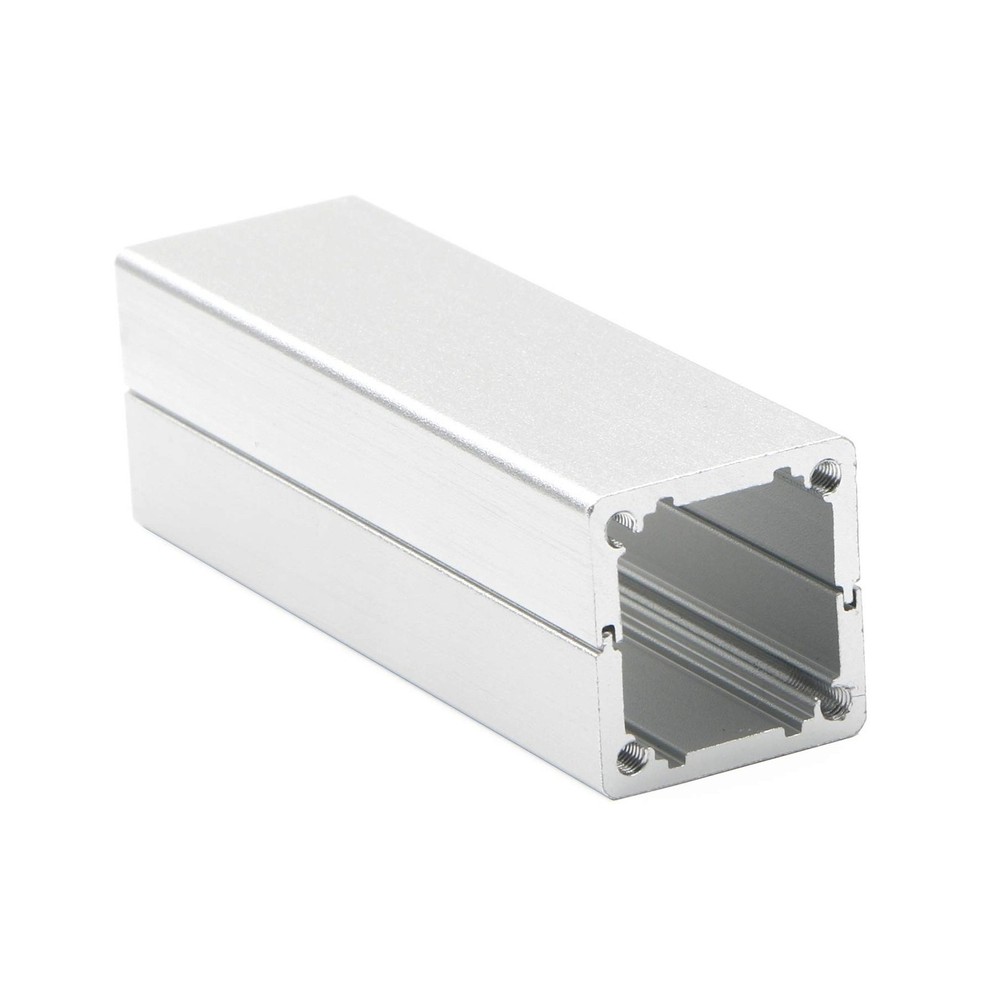 JIUWU 2pcs Silver Surface Drawing Process Split Aluminum Enclosure Electronic...