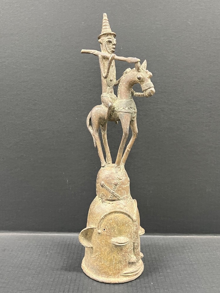 AFRICAN ART CHAD BRONZE BELL