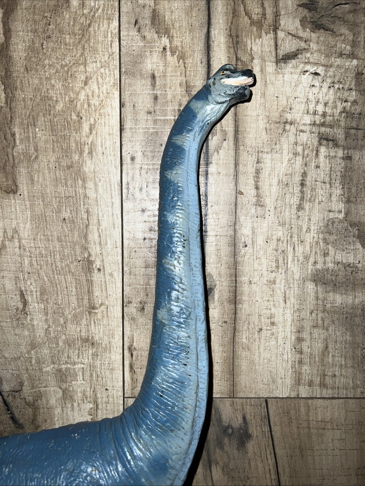 1988 The Carnegie Safari Collection Brachiosaurus Dinosaur Solid Rubber Plastic