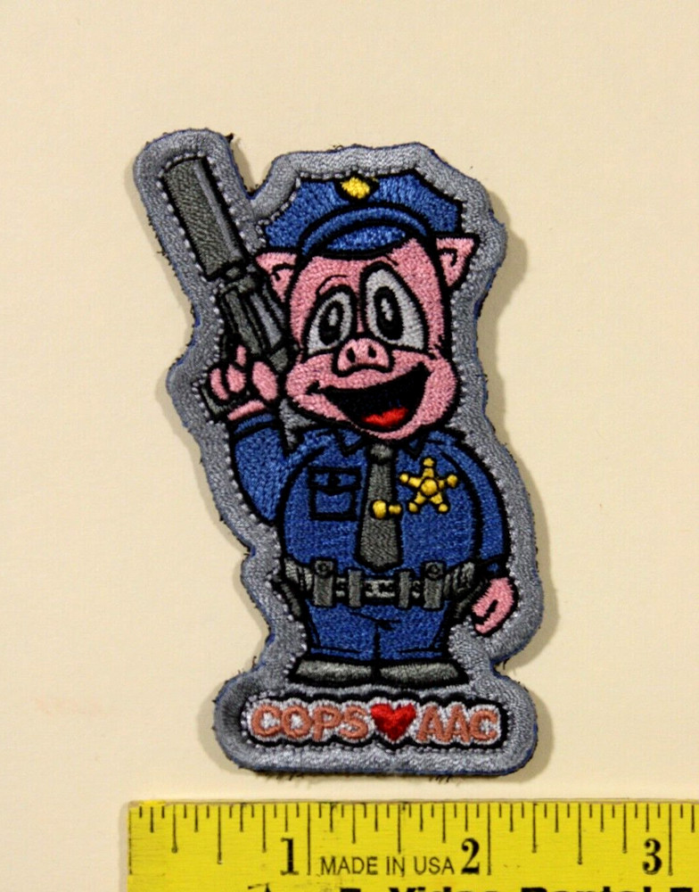 Remington Defense, COPS Love AAC, Patch, hook & loop-Back Patch, NEW, Blue