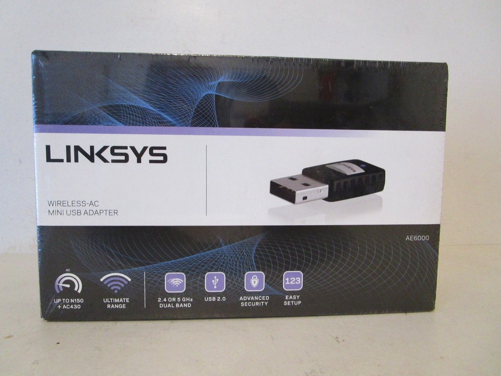Linksys AE6000 IEEE 802.11ac - Wi-Fi Adapter for Desktop Computer/Notebook