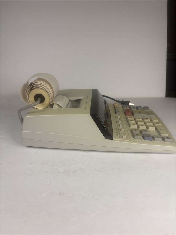 Vintage Sharp EL-1197PII Printing Calculator Tested Working