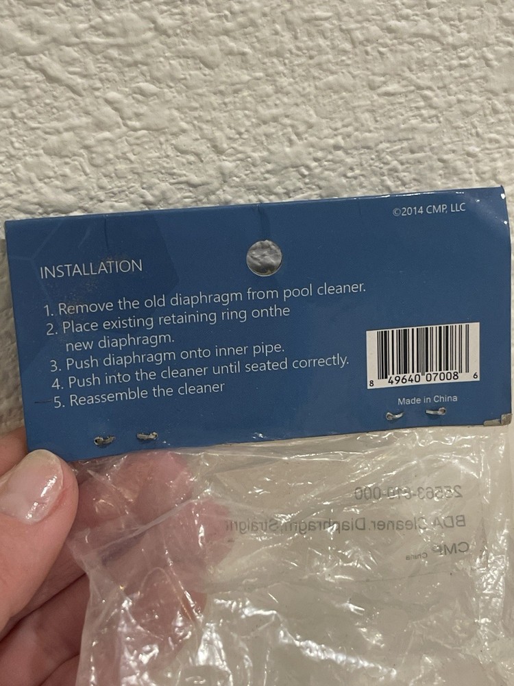 Automatic Pool Vacuum Suction Cleaner Diaphragm