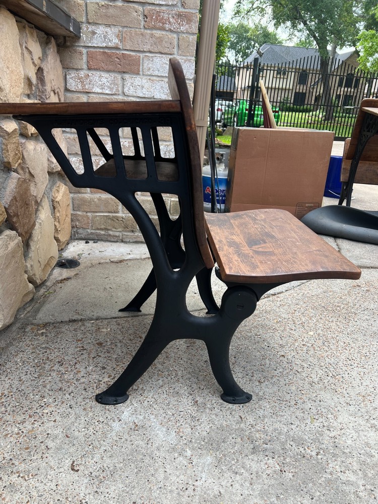 Antique school desk