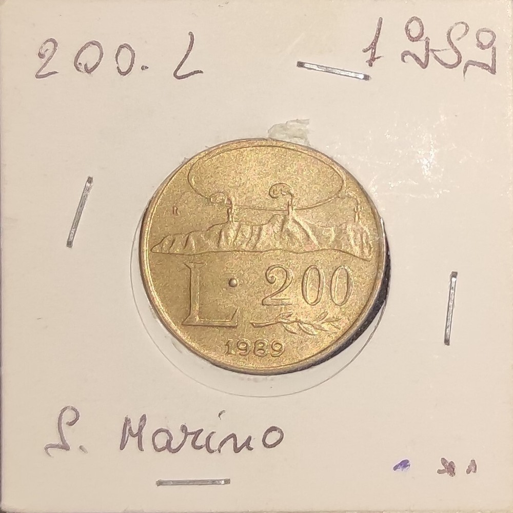 L. 200 - San Marino 1989
