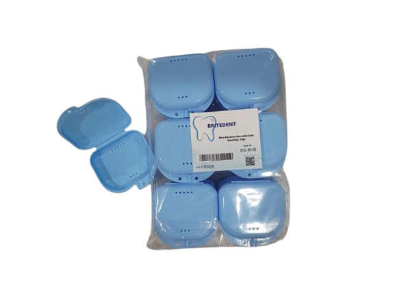 Blue Retainer Box Storage Case Mouthguard Teeth box (12 pcs)