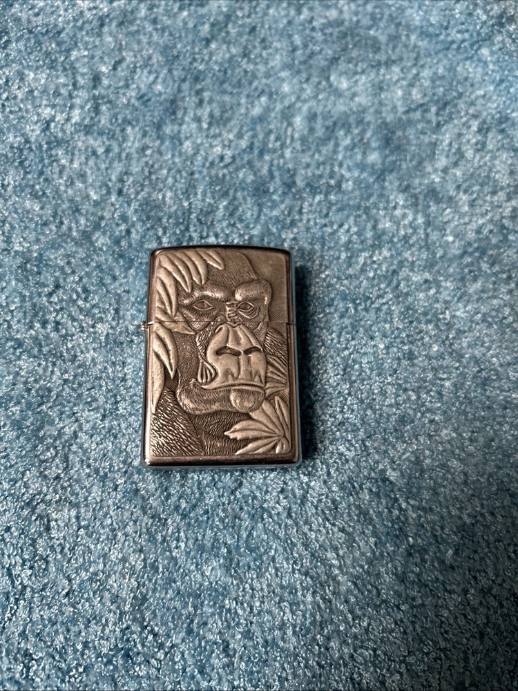 ZIPPO HP CHROME GORILLA LIGHTER 1996