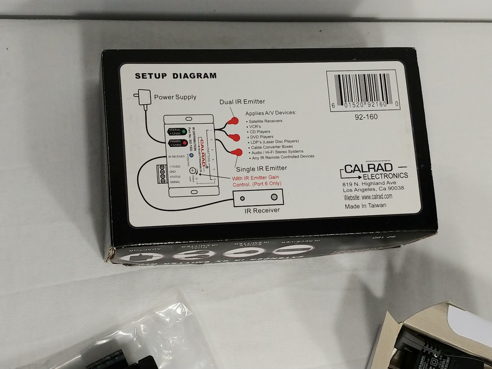 Calrad 92-160 IR Distribution Block 6-Port System with Gain Control