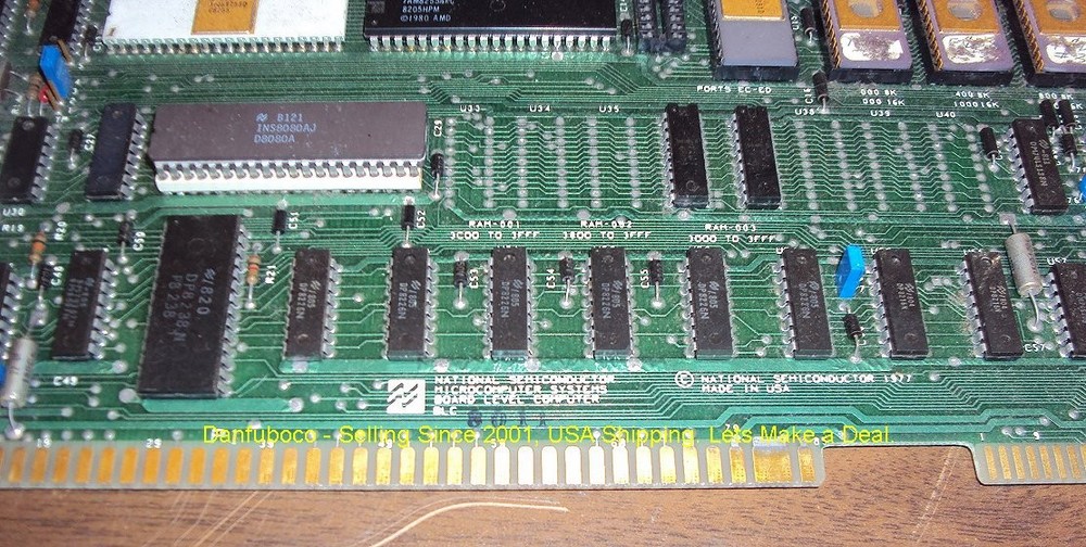 National Semiconductor RMC-660 " 8080 CPU Multibus Computer boots to Rom, 1979