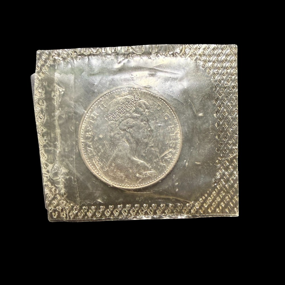 1965 CANADA - 5 CENT COIN PROOF LIKE (SMALL BEADS)