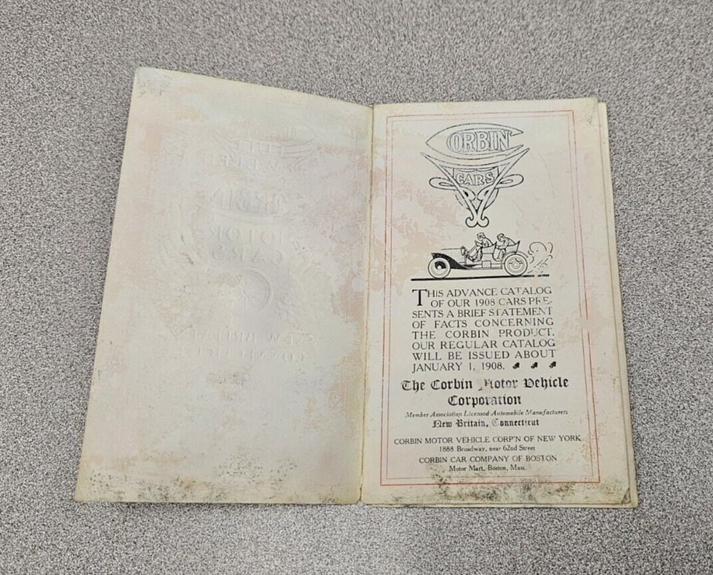 1908 Corbin Sales Catalog