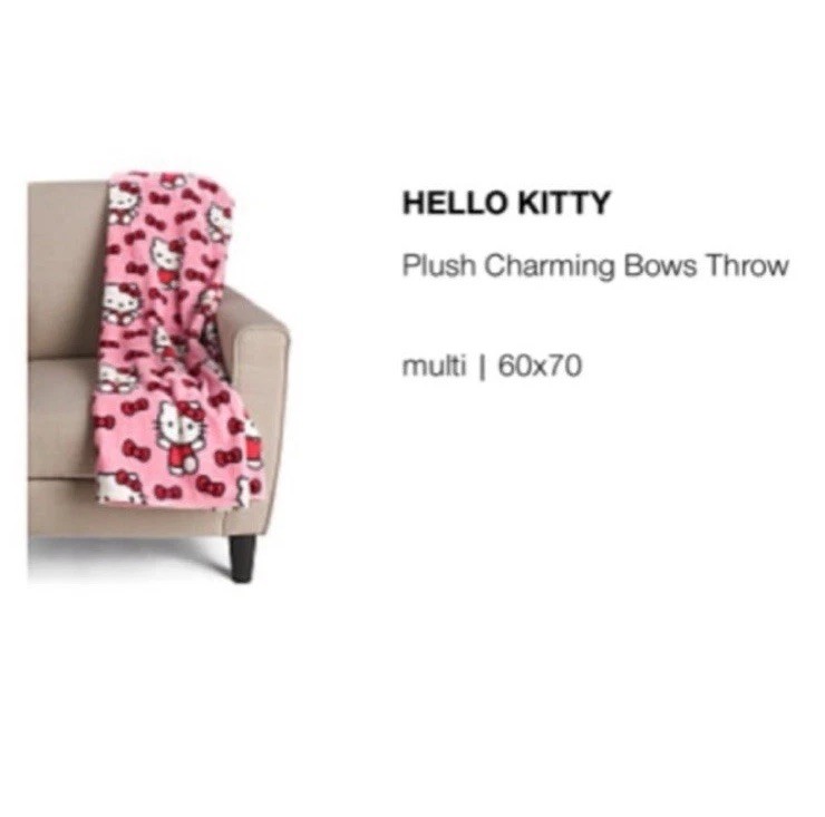 Hello Kitty Bows & Sunny Throw