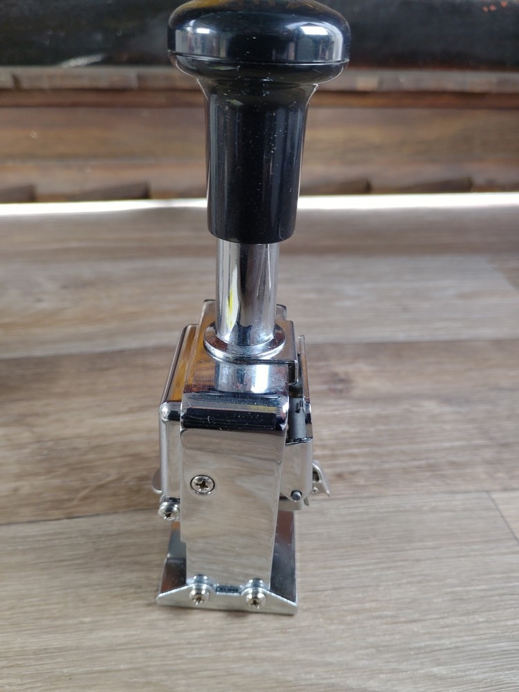 Automatic Numbering Machine - Brass Engraved Wheels