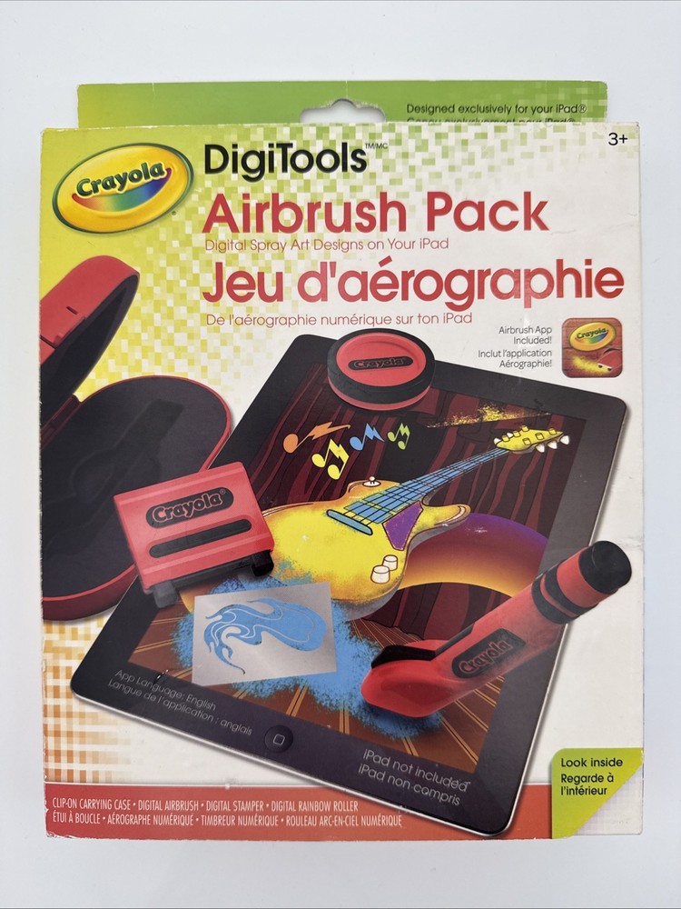 Crayola DigiTools Glitter Color Change Effects Creativity Pack for 4 iPad CIB