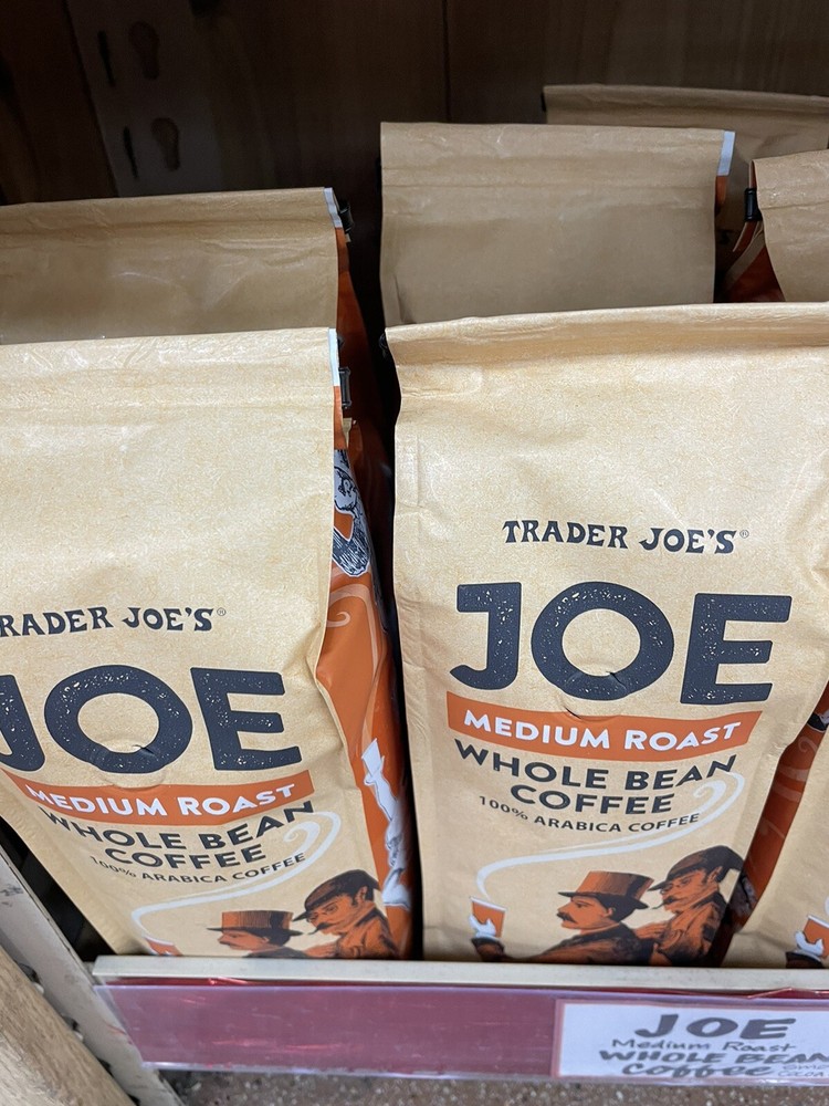 2 Pack Trader Joe's Coffee Medium Roast Whole Bean Coffee
