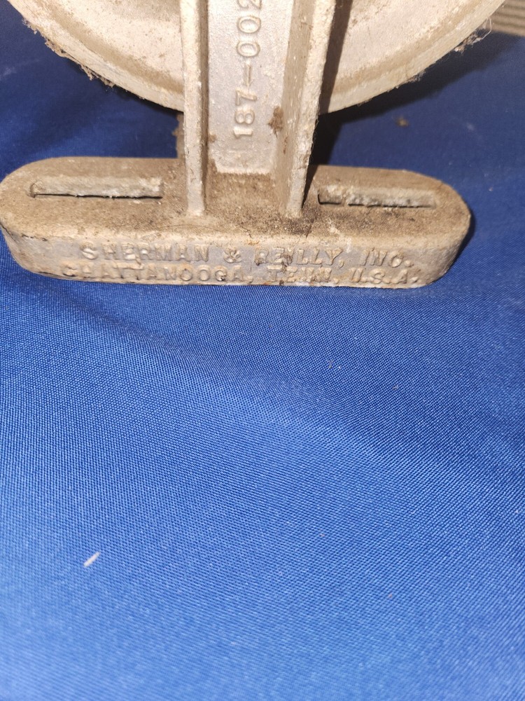 SHERMAN & REILLY 3 BLOCK PULLING SHEAVE W/ STRAIN PLATE