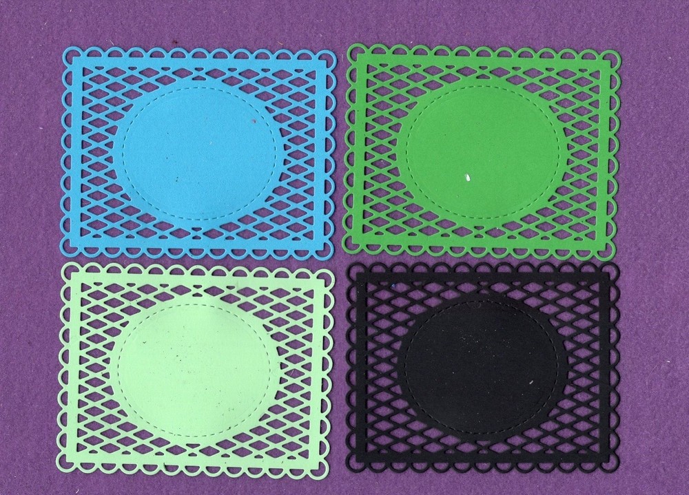 FANCY FRAME # 5 die cuts scrapbook cards