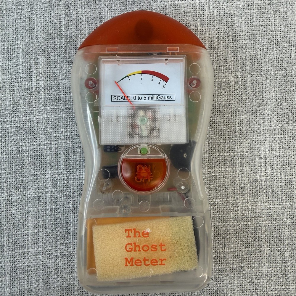 The Ghost Meter EMF Sensor Transparent Orange Ghost Hunter Detector