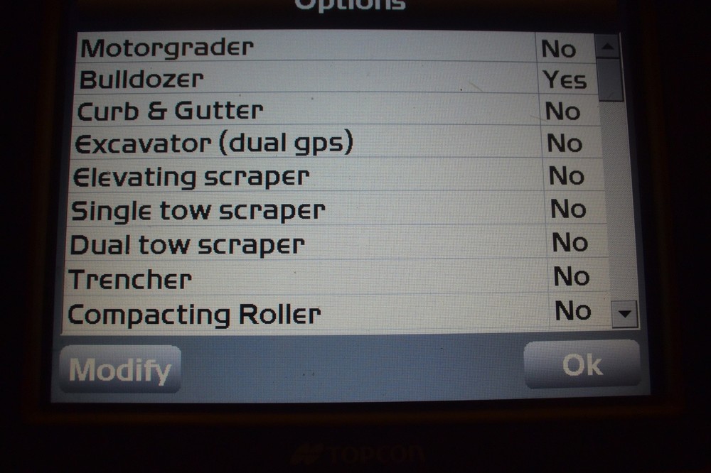 Topcon SmartGrade Control Panel Model GX-55 MANY OPTIONS #233