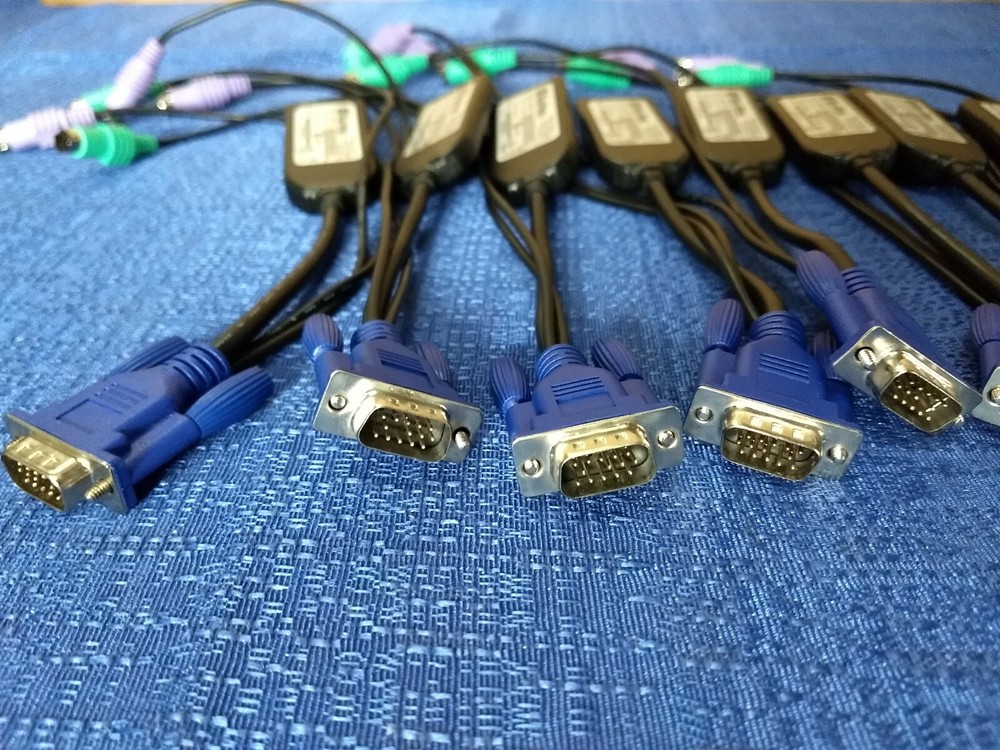 Lot of 8 Raritan DCIM-PS2 Computer Interface Modules