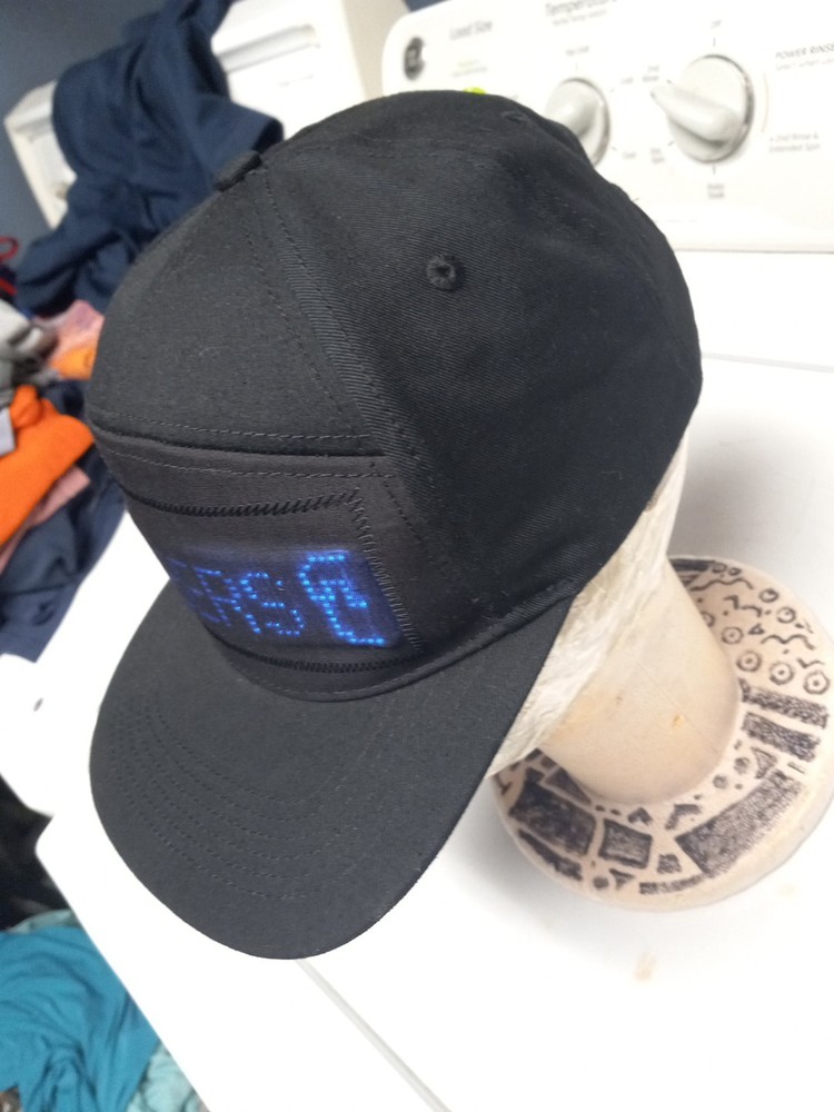 LED Hat Advertising LED Hat Display Bluetooth APP Illuminated Hat