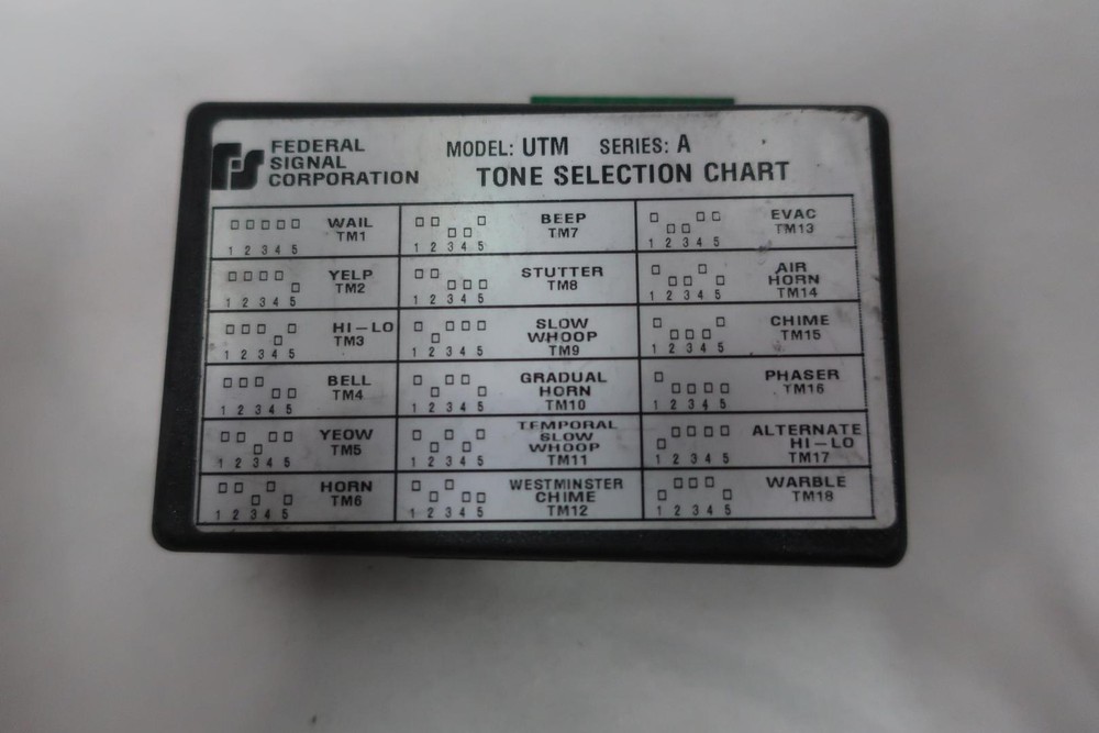 Federal Signal UTM Universal Tone Module