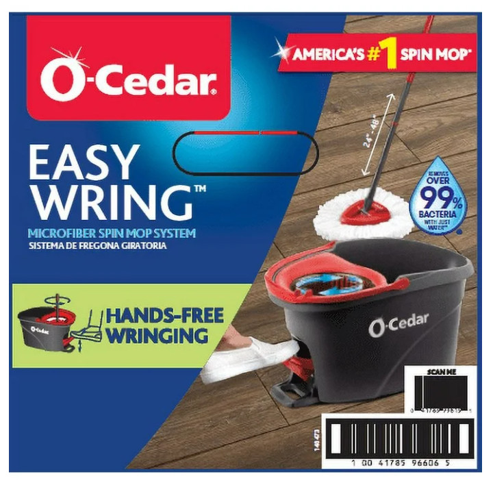 O-Cedar EasyWring Spin Mop & Bucket System