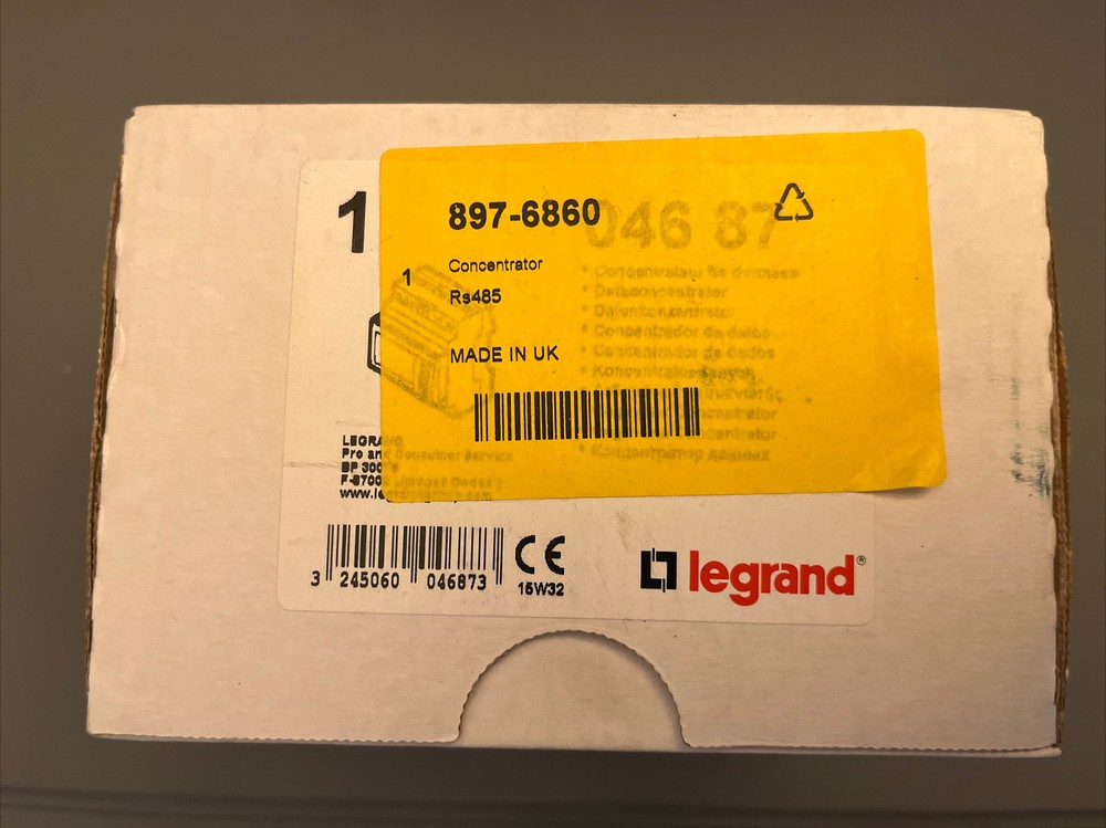 Legrand EMDX3 MULTI-FUNCTION MEASURING UNIT EMDX3 D47C RS485 04687