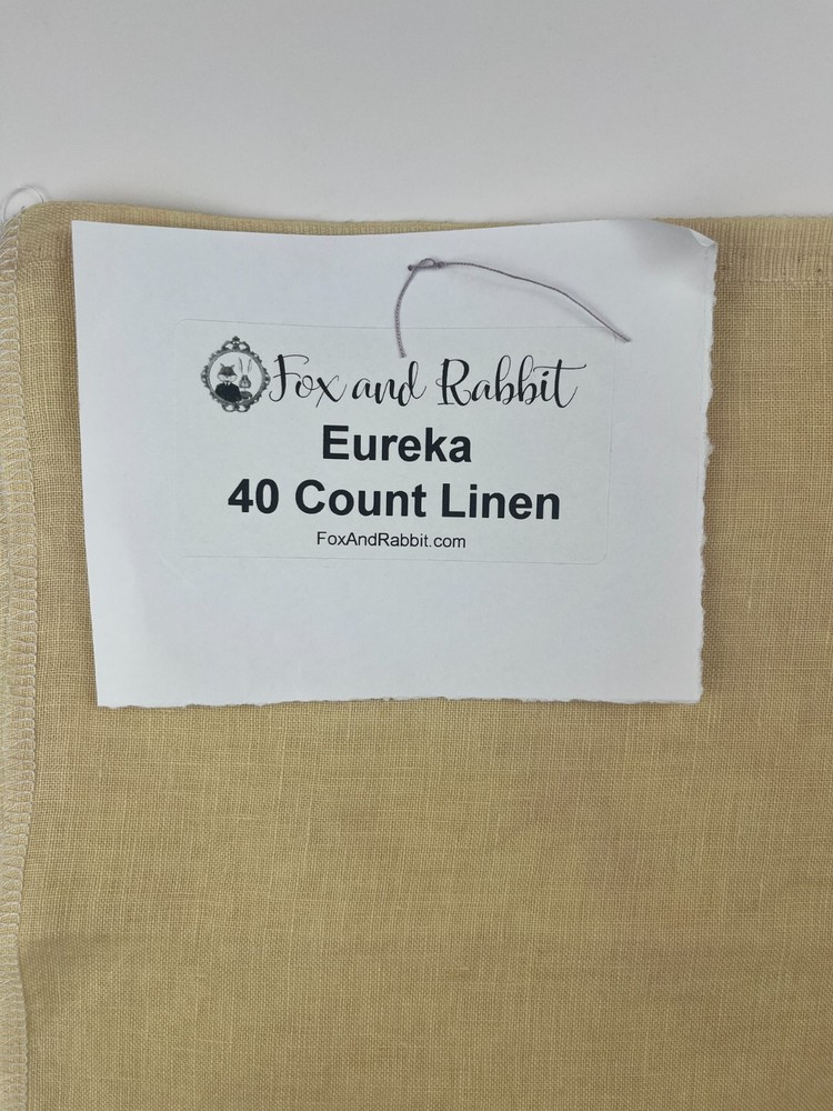 Fox & Rabbit 40 Ct Linen in Eureka 18x26