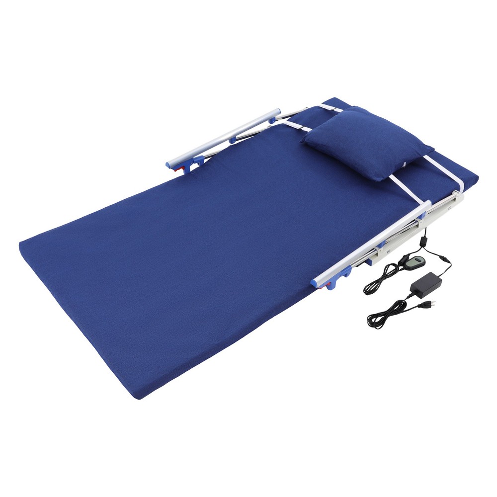 Electric Lifting Bed Backrest Adjustable Mattress Back Support w/ Remote Control