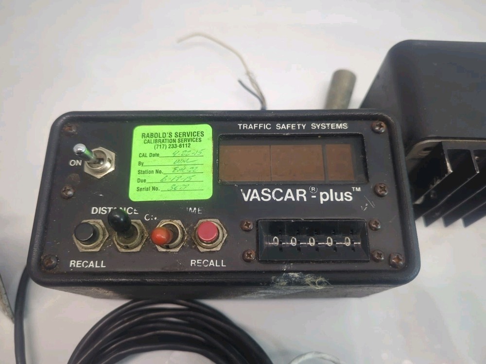 VASCAR PLUS RADAR SPEED READ OUT CABLE PART LOT UNTESTED AS IS