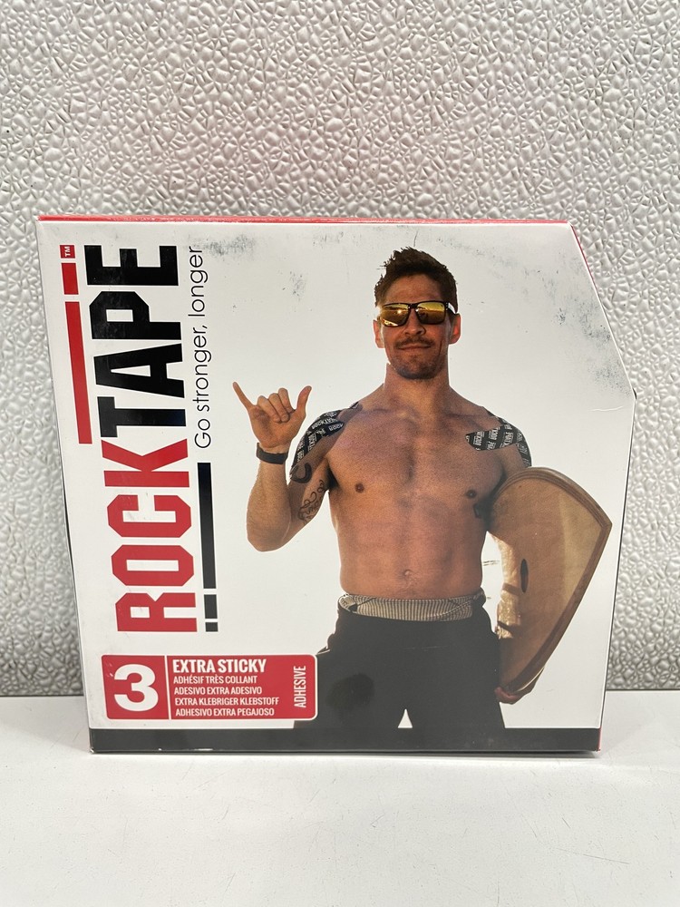 RockTape Extra Sticky Roll 2"x105', Black