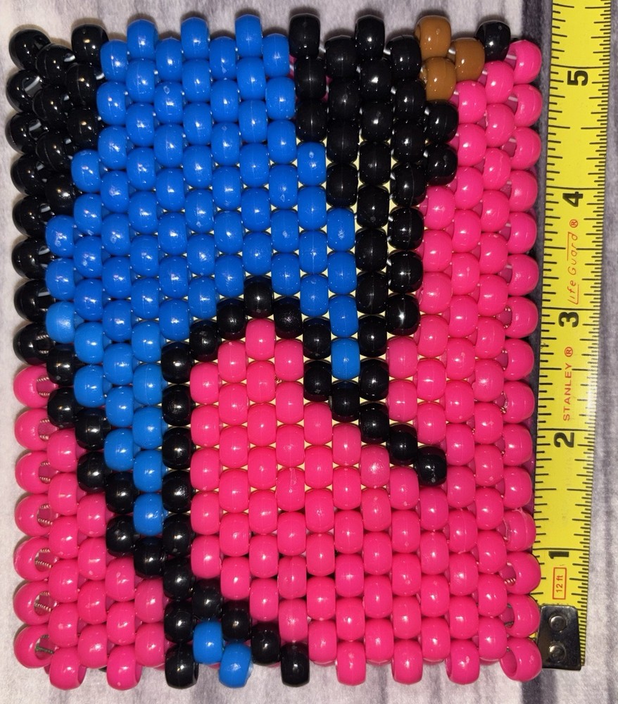 Kandi Cuff Clefairy Handmade New