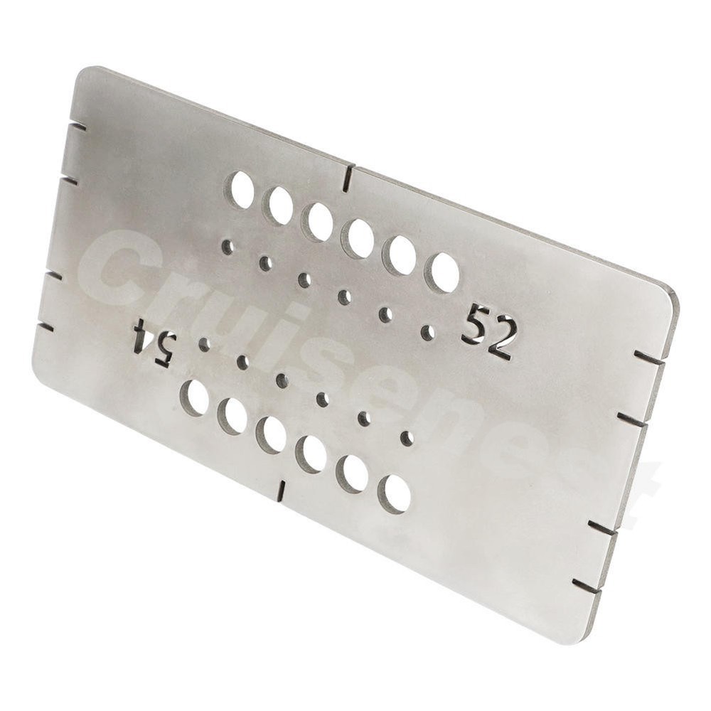 US For Guitar String Through Drilling & Fitting Ferrules Drilling Guide Template