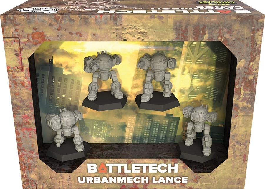 UrbanMech Lance Battletech Miniatures Game Catalyst Game Labs